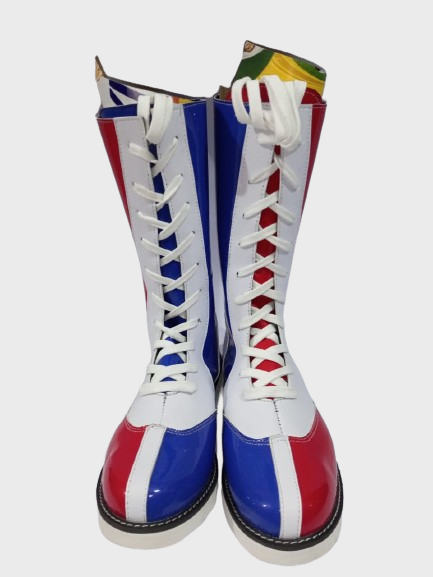 Wrestling Long Boots, 100% Original Leather, Handmade, Multi Colors, Customize any color and Design