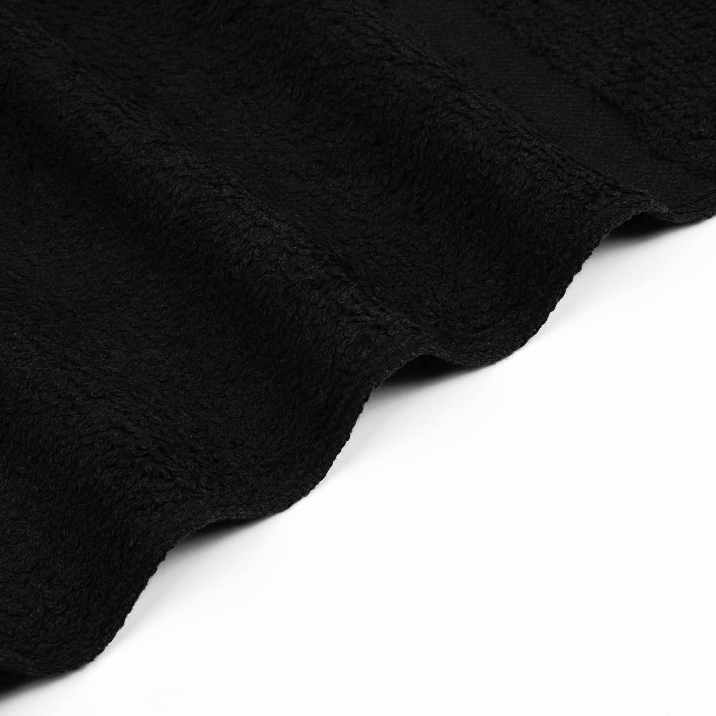 24 Pack Black Salon Towels, Bleach Proof,  16"x29" Spa Towels for Facials Black Towels Black Salon Facial Towels for Estheticians Soft  para Salon  Barber Towels