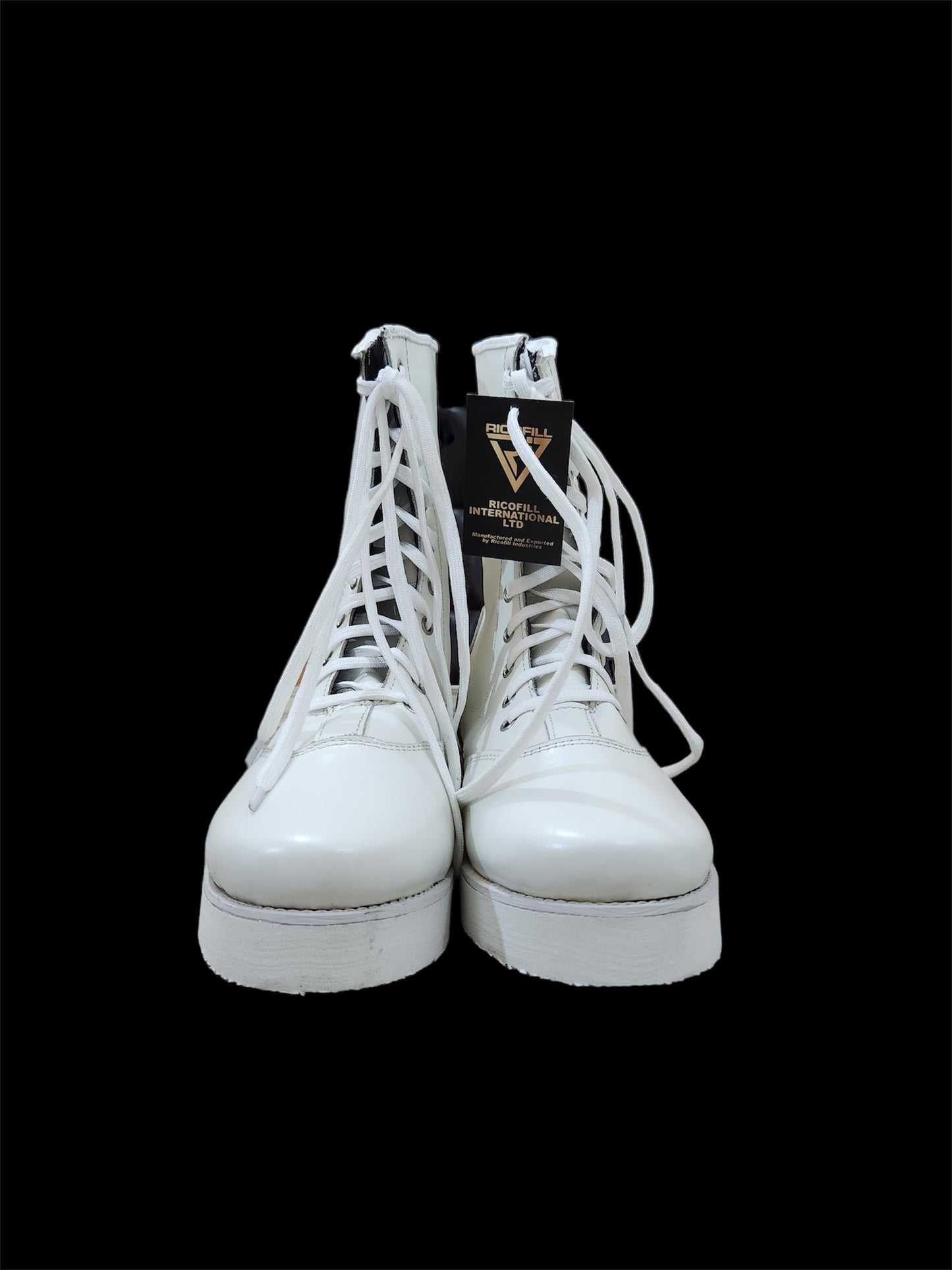 Pro Wrestling Boots, Low Cut, 100% Original leather, Handmade,  White Color, Shinny Leather