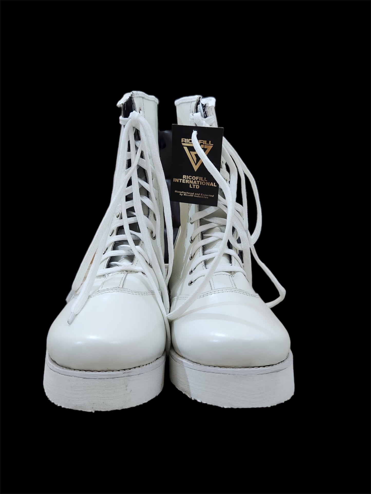 Pro Wrestling Boots, Low Cut, 100% Original leather, Handmade,  White Color, Shinny Leather