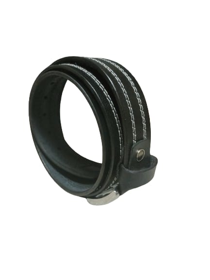 Men Leather Belt Black