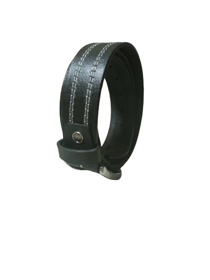 Men Leather Belt Black