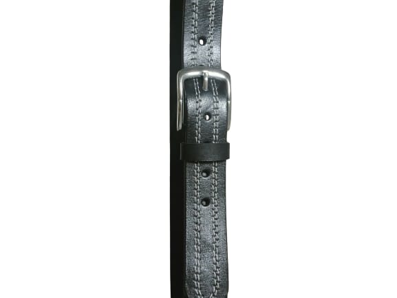 Men Leather Belt Black