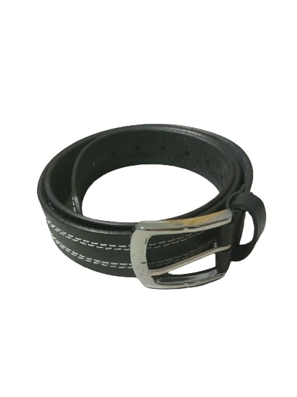 Men Leather Belt Black