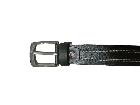 Men Leather Belt Black