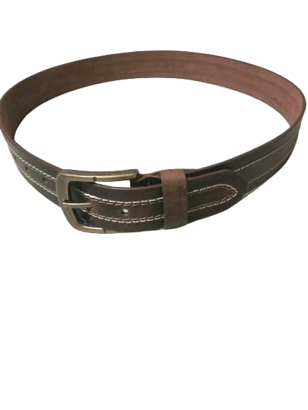 Men Leather Belts Brown