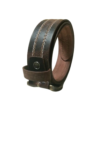 Men Leather Belts Brown