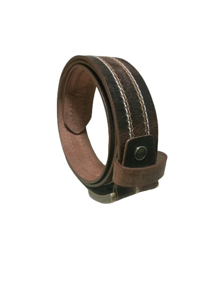 Men Leather Belts Brown